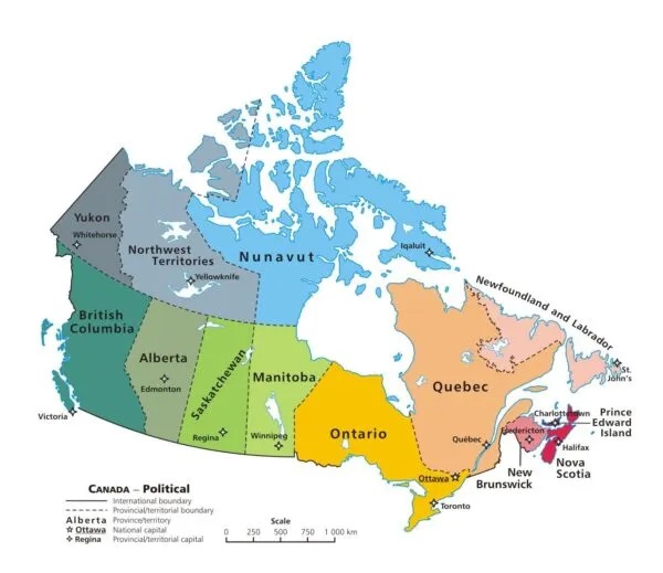Canada có bao nhiêu bang