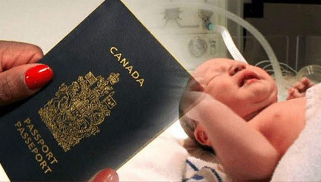 sinh con ở Canada da có được nhập quốc tịch